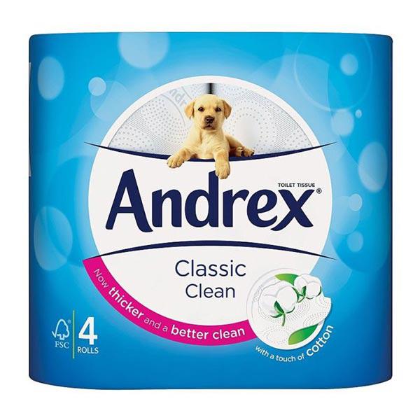 Andrex Toilet Rolls White